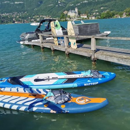 La Baie Des Voiles ,Vue Lac D'Annecy ,Plage Privee Дюэн Экстерьер фото