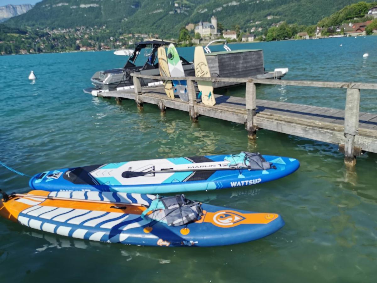 La Baie Des Voiles ,Vue Lac D'Annecy ,Plage Privee Дюэн Экстерьер фото