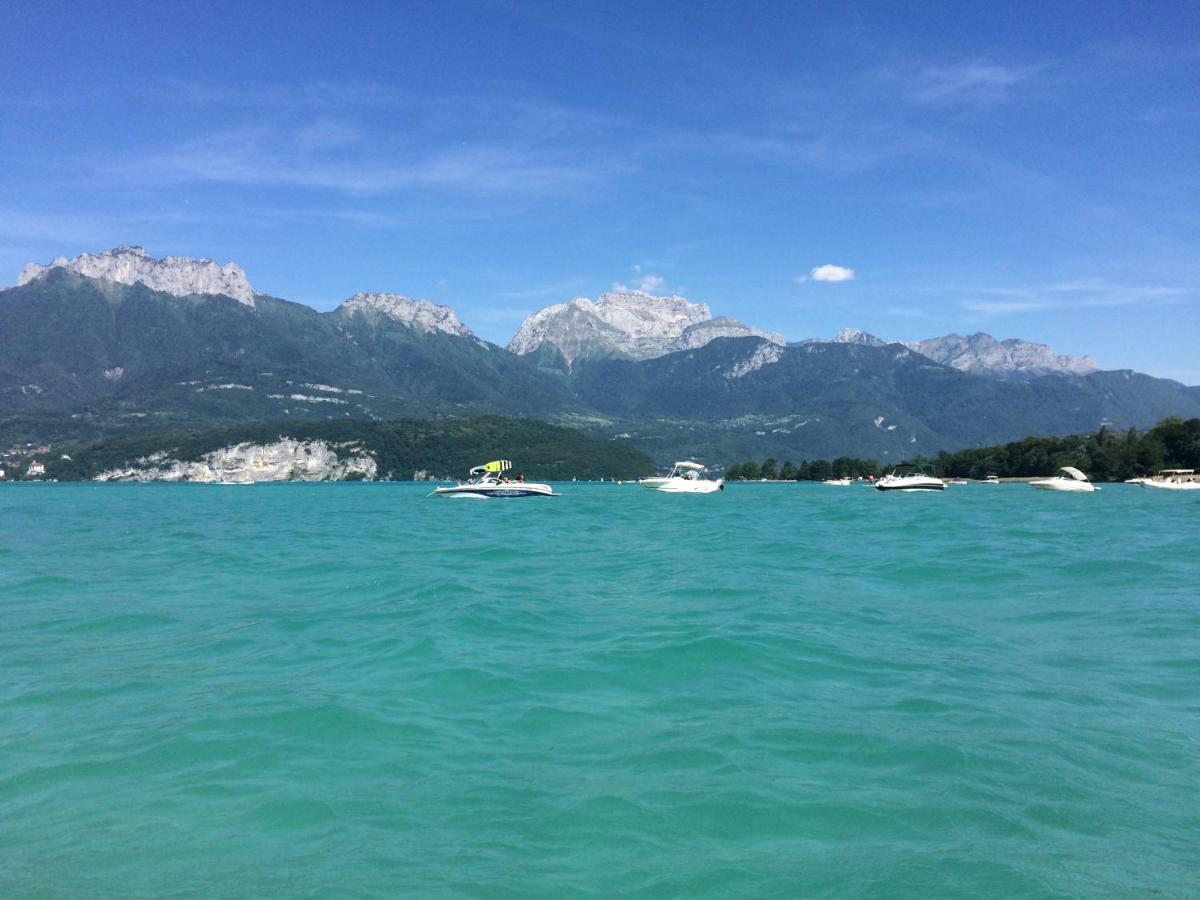 La Baie Des Voiles ,Vue Lac D'Annecy ,Plage Privee Дюэн Экстерьер фото