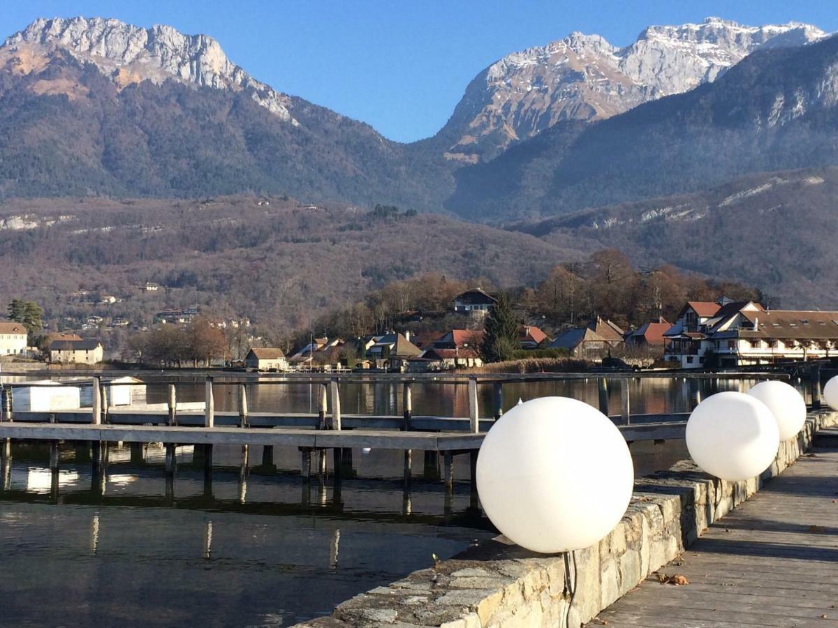 La Baie Des Voiles ,Vue Lac D'Annecy ,Plage Privee Дюэн Экстерьер фото